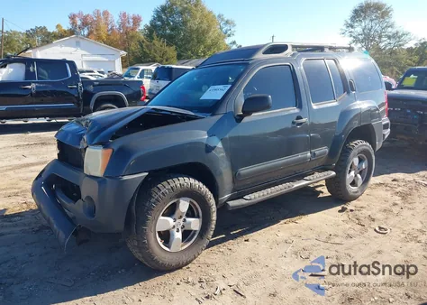 2005 Nissan Xterra Se from USA, damaged, VIN 5N1AN08W25C641408
